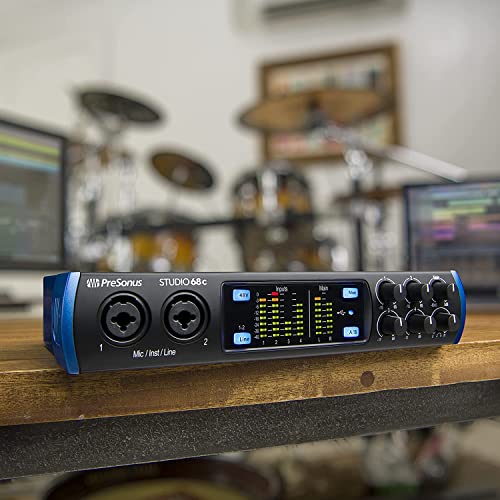 PreSonus Studio 68c 6x6, 192 kHz, USB Audio Interface with Studio One Artist and Ableton Live Lite DAW Recording Software PreSonus Studio 68c 6x6, 192 kHz, USB Audio Interface with Studio One Artist and Ableton Live Lite DAW Recording Software